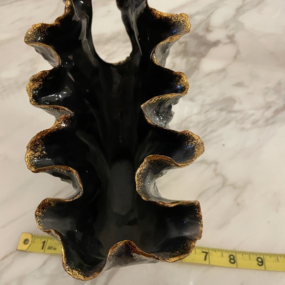 Heidi Schoop, oyster vase, Mid-century Modern, clamshell vase - Picture 3 of 6